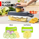 WishStore™ Vegetable Chopping Handle, Food Chopping Grate14/16 in 1