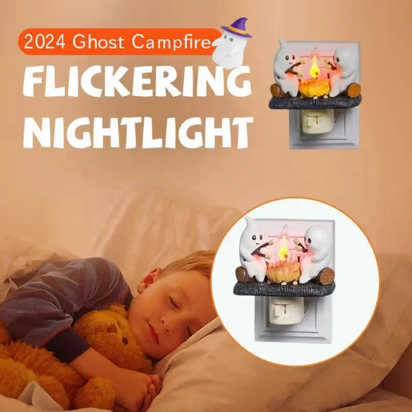 WishStore™ Decoration Ghost Bonfire Night Light Holder Halloween