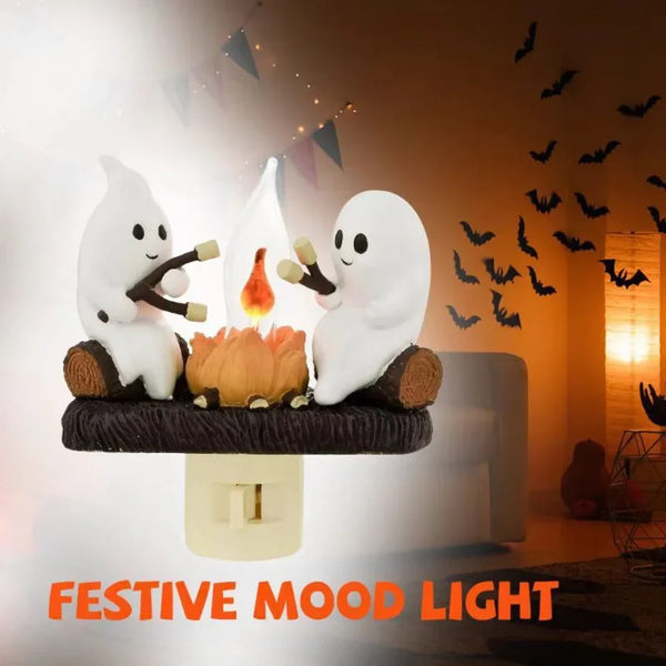 WishStore™ Decoration Ghost Bonfire Night Light Holder Halloween